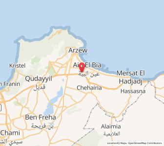 Carte : Aïn el Bya, Oran