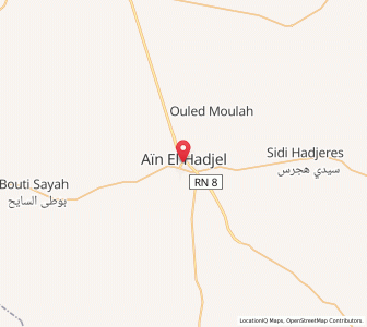 Carte : ‘Aïn el Hadjel, M’Sila