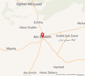 Carte : ’Aïn el Melh, M’Sila