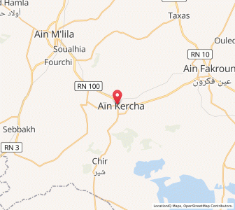 Carte : Aïn Kercha, Oum El Bouaghi