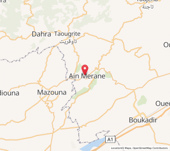 Carte : ’Aïn Merane, Chlef