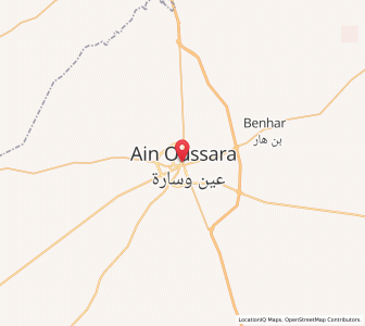 Carte : Aïn Oussera, Djelfa