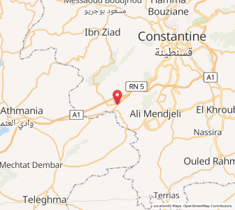 Carte : Aïn Smara, Constantine