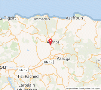 Carte : Arhribs, Tizi Ouzou