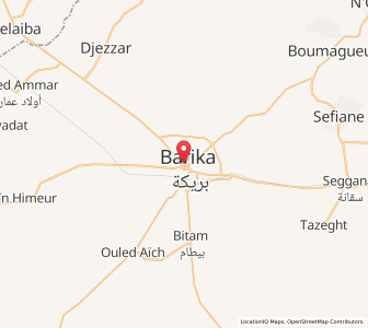 Carte : Barika, Batna