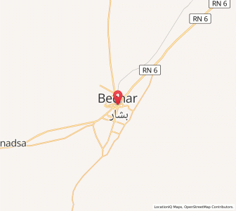 Carte : Béchar