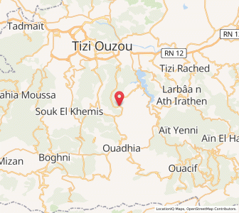 Carte : Beni Douala, Tizi Ouzou