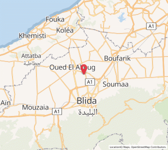 Carte : Beni Tamou, Blida
