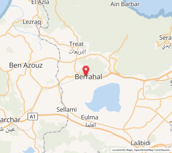 Carte : Berrahal, Annaba