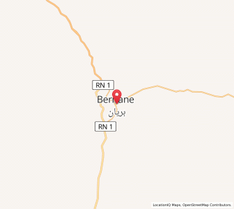 Carte : Berriane, Ghardaïa