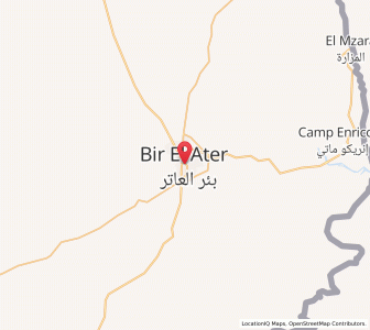Carte : Bir el Ater, Tébessa