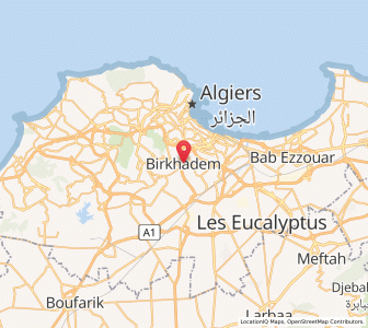 Carte : Birkhadem, Alger