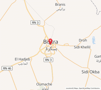Carte : Biskra