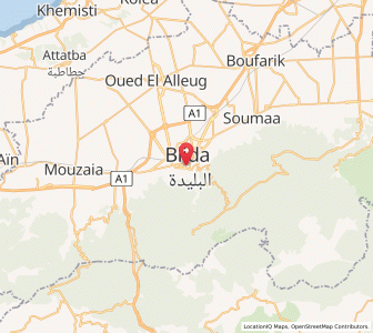 Carte : Blida