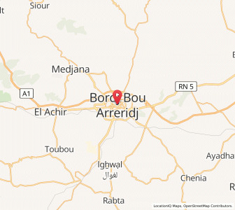 Carte : Bordj-Bou-Arreridj, Bordj Bou Arréridj