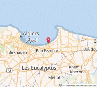 Carte : Bordj el Kiffan, Alger