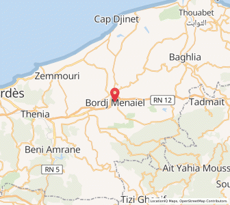 Carte : Bordj Menaïel, Boumerdès