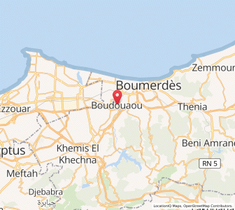 Carte : Boudouaou, Boumerdès