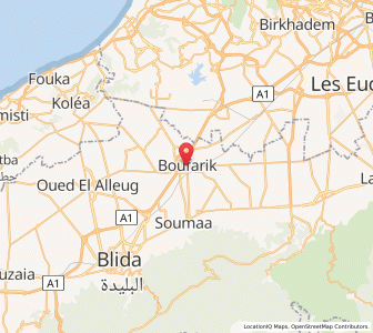 Carte : Boufarik, Blida