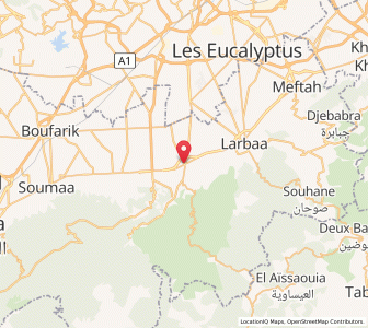 Carte : Bougara, Blida
