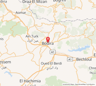 Carte : Bouïra, Bouira