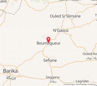 Carte : Boumagueur, Batna