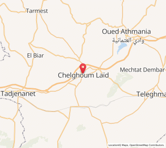 Carte : Chelghoum el Aïd, Mila