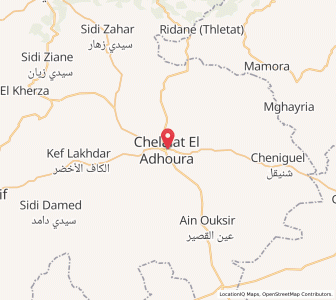 Carte : Chellalat el Adhaouara, Médéa