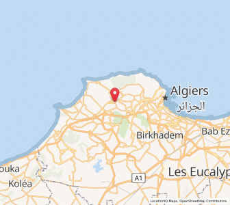 Carte : Cheraga, Alger
