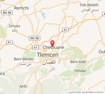 Carte : Chetouane, Tlemcen