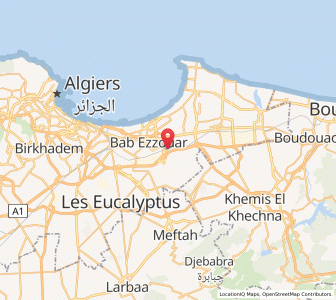 Carte : Dar el Beïda, Alger
