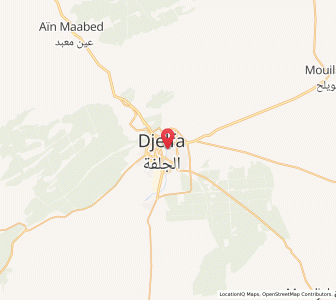 Carte : Djelfa