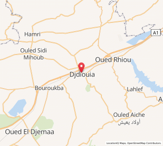 Carte : Djidiouia, Relizane