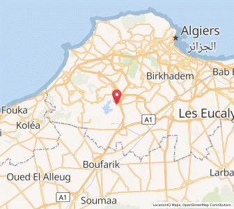 Carte : Douera, Alger