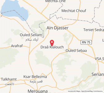 Carte : Draa Klalouche, Batna
