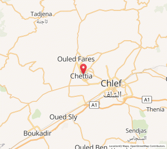 Carte : Ech Chettia, Chlef