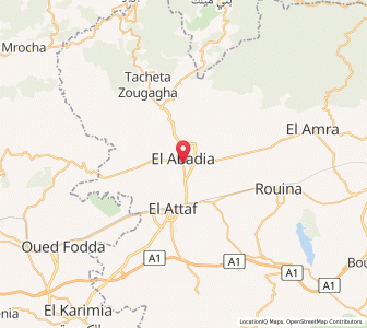 Carte : El Abadia, Aïn Defla