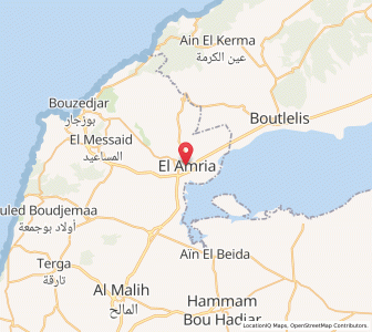 Carte : El Amria, Aïn Témouchent
