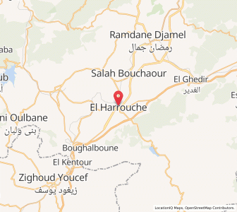 Carte : El Arrouch, Skikda