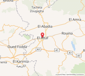Carte : El Attaf, Aïn Defla