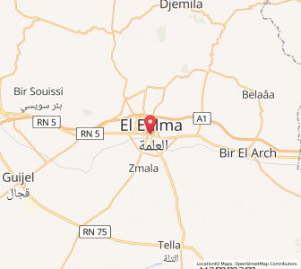 Carte : El Eulma, Sétif