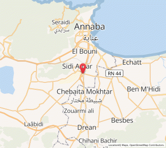Carte : El Hadjar, Annaba