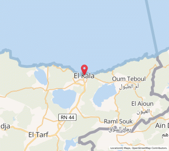 Carte : El Kala, El Tarf