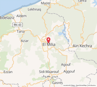 Carte : El Milia, Jijel