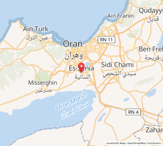 Carte : Es Senia, Oran