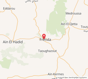 Carte : Frenda, Tiaret