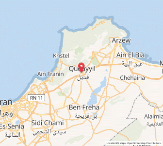Carte : Gdyel, Oran