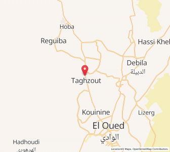 Carte : Guemar, El Oued