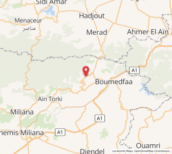 Carte : Hammam Righa, Aïn Defla