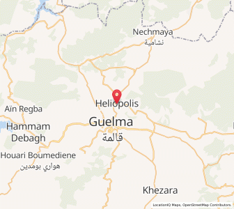 Carte : Héliopolis, Guelma